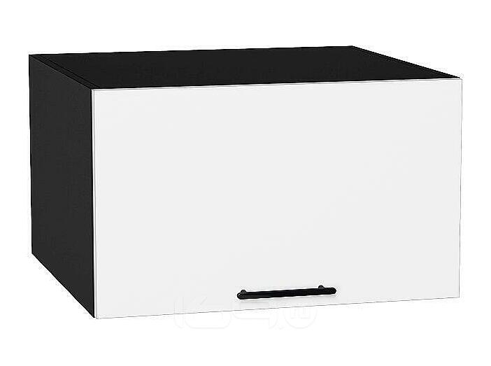 Шкаф верхний горизонтальный глубокий Лайт Special White/Graphite 358*600*574