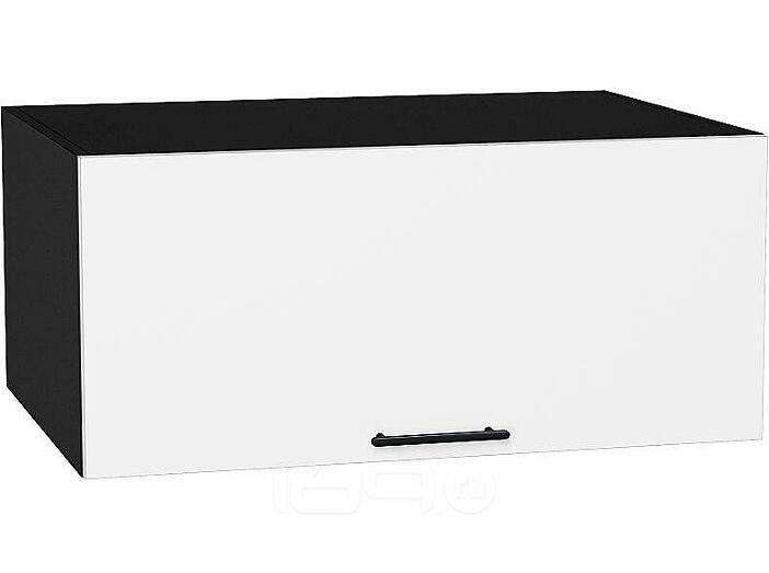 Шкаф верхний горизонтальный глубокий Лайт Special White/Graphite 358*800*574