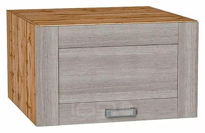 Шкаф верхний горизонтальный глубокий Лофт Cappuccino Veralinga Дуб Вотан 358*600*576