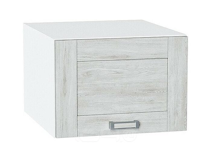 Шкаф верхний горизонтальный глубокий Лофт Nordic Oak/Белый 358*500*576