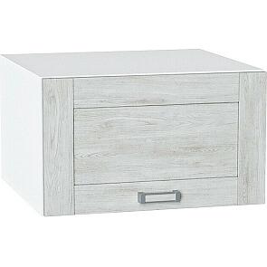 Шкаф верхний горизонтальный глубокий Лофт Nordic Oak/Белый 358*600*576