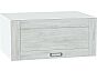 Шкаф верхний горизонтальный глубокий Лофт Nordic Oak/Белый 358*800*576