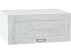 Шкаф верхний горизонтальный глубокий Лофт Nordic Oak/Белый 358*800*576
