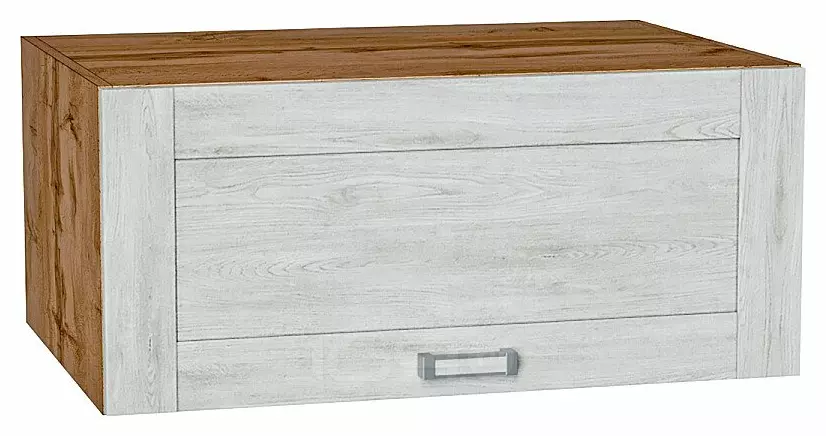 Шкаф верхний горизонтальный глубокий Лофт Nordic Oak/Дуб Вотан 358*800*576