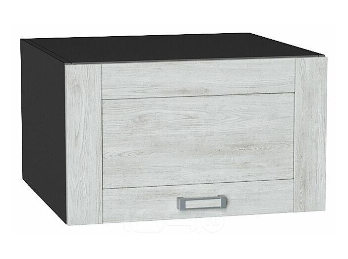 Шкаф верхний горизонтальный глубокий Лофт Nordic Oak/Graphite 358*600*576