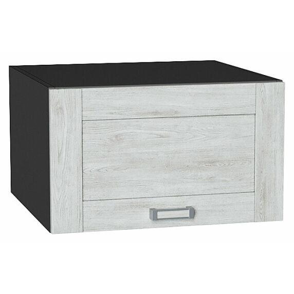 Шкаф верхний горизонтальный глубокий Лофт Nordic Oak/Graphite 358*600*576