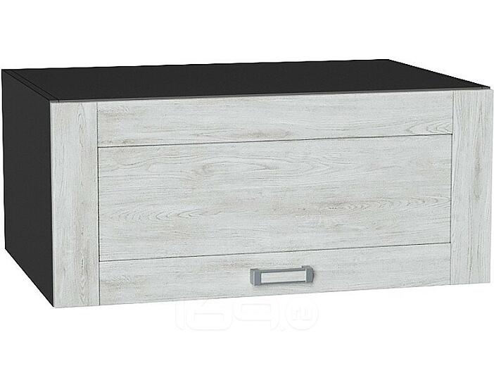 Шкаф верхний горизонтальный глубокий Лофт Nordic Oak/Graphite 358*800*576