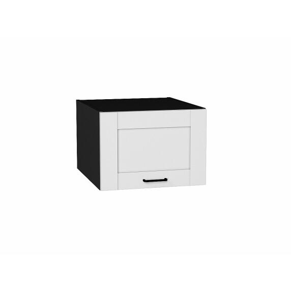 Шкаф верхний горизонтальный глубокий Лофт Super White Graphite 358*500*576