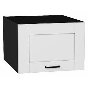 Шкаф верхний горизонтальный глубокий Лофт Super White Graphite 358*500*576