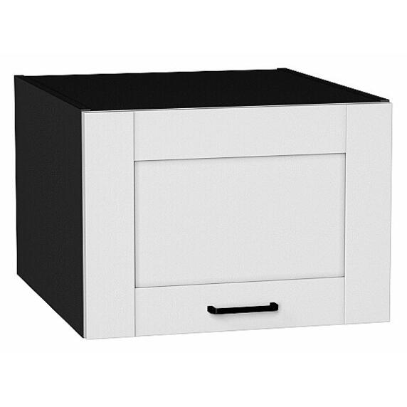 Шкаф верхний горизонтальный глубокий Лофт Super White Graphite 358*500*576