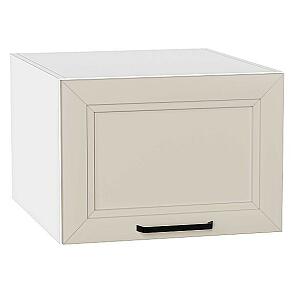 Шкаф верхний горизонтальный глубокий Нео Cream Silk/Белый 358*500*576