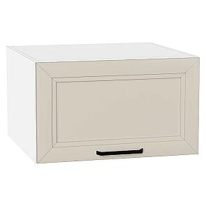 Шкаф верхний горизонтальный глубокий Нео Cream Silk/Белый 358*600*576
