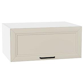 Шкаф верхний горизонтальный глубокий Нео Cream Silk/Белый 358*800*576