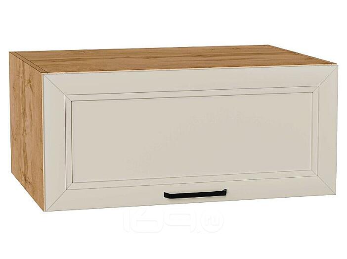 Шкаф верхний горизонтальный глубокий Нео Cream Silk/Дуб Вотан 358*800*576