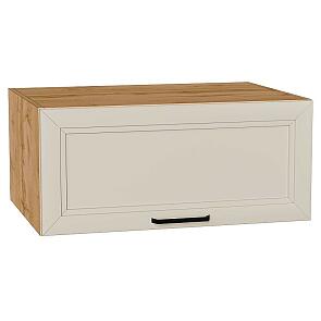 Шкаф верхний горизонтальный глубокий Нео Cream Silk/Дуб Вотан 358*800*576