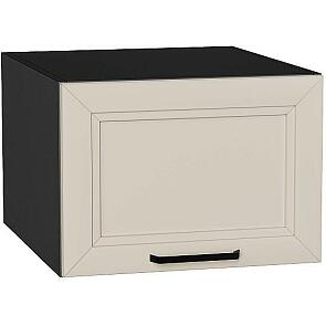 Шкаф верхний горизонтальный глубокий Нео Cream Silk/Graphite 358*500*576
