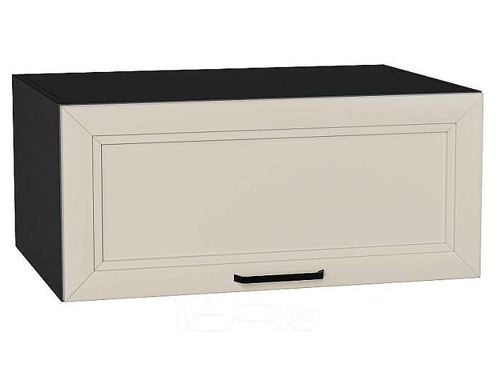 Шкаф верхний горизонтальный глубокий Нео Cream Silk/Graphite 358*800*576