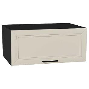 Шкаф верхний горизонтальный глубокий Нео Cream Silk/Graphite 358*800*576