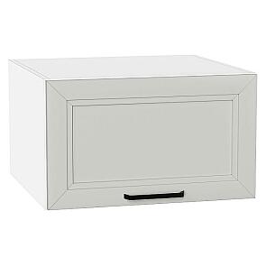 Шкаф верхний горизонтальный глубокий Нео Grey Silk/Белый 358*600*576