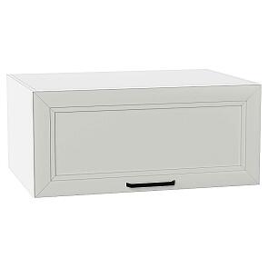 Шкаф верхний горизонтальный глубокий Нео Grey Silk/Белый 358*800*576