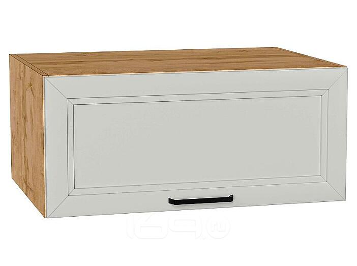 Шкаф верхний горизонтальный глубокий Нео Grey Silk/Дуб Вотан 358*800*576