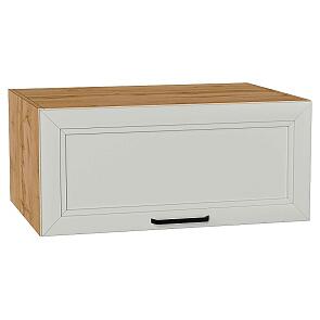 Шкаф верхний горизонтальный глубокий Нео Grey Silk/Дуб Вотан 358*800*576