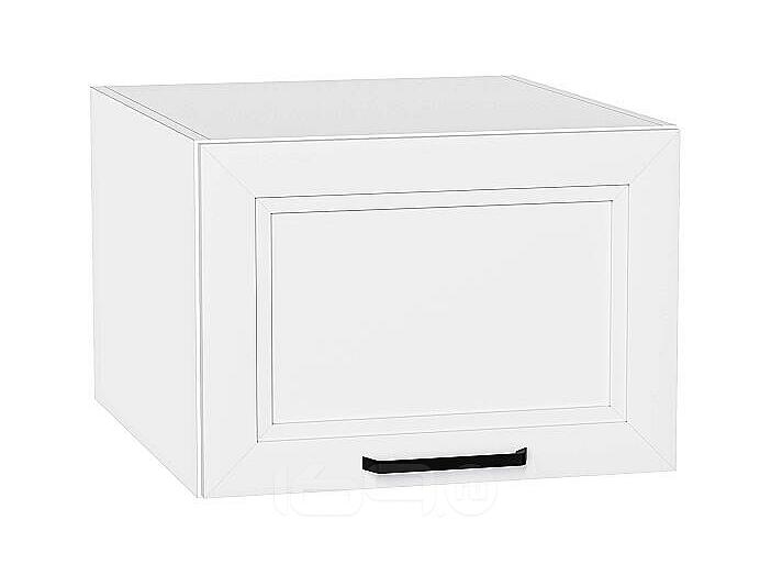 Шкаф верхний горизонтальный глубокий Нео White Silk/Белый 358*500*576