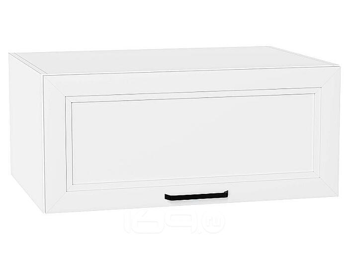 Шкаф верхний горизонтальный глубокий Нео White Silk/Белый 358*800*576