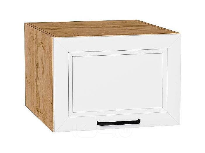 Шкаф верхний горизонтальный глубокий Нео White Silk/Дуб Вотан 358*500*576