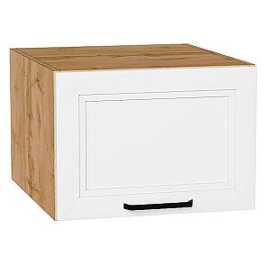 Шкаф верхний горизонтальный глубокий Нео White Silk/Дуб Вотан 358*500*576