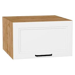 Шкаф верхний горизонтальный глубокий Нео White Silk/Дуб Вотан 358*600*576