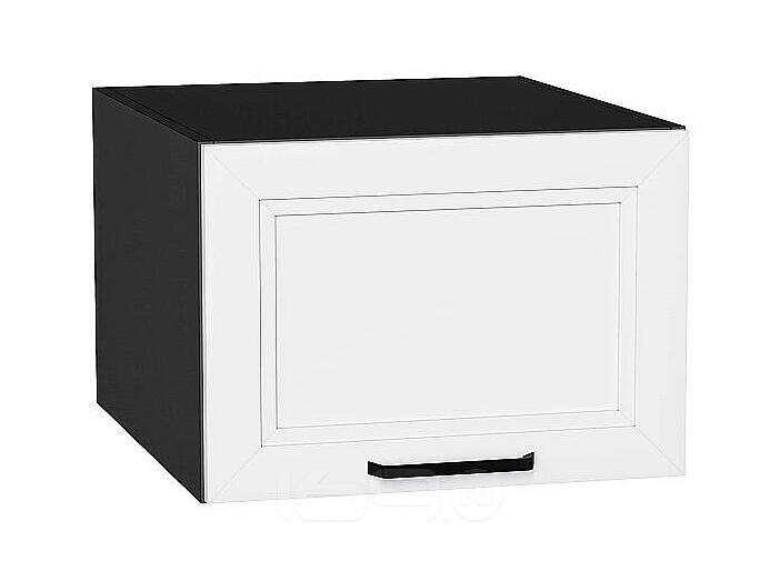 Шкаф верхний горизонтальный глубокий Нео White Silk/Graphite 358*500*576