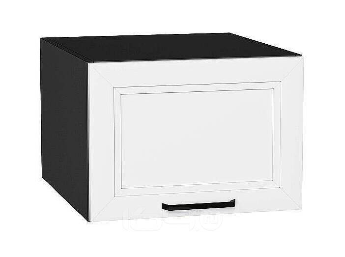 Шкаф верхний горизонтальный глубокий Нео White Silk/Graphite 358*500*576