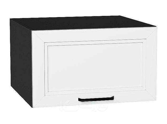 Шкаф верхний горизонтальный глубокий Нео White Silk/Graphite 358*600*576