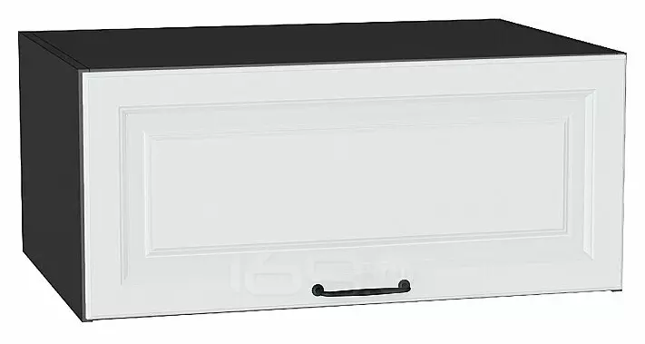 Шкаф верхний горизонтальный глубокий Ницца Blanco/Graphite 358*800*574