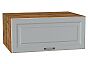 Шкаф верхний горизонтальный глубокий Ницца Графит/Дуб Вотан 358*800*574