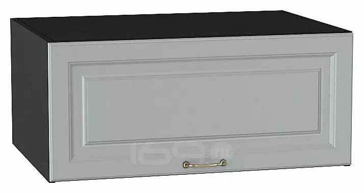 Шкаф верхний горизонтальный глубокий Ницца Графит/Graphite 358*800*574