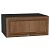 Шкаф верхний горизонтальный глубокий Шале Brown Dreamline Graphite 358*800*576