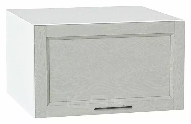 Шкаф верхний горизонтальный глубокий Сканди Cappuccino Softwood Белый 358*600*576