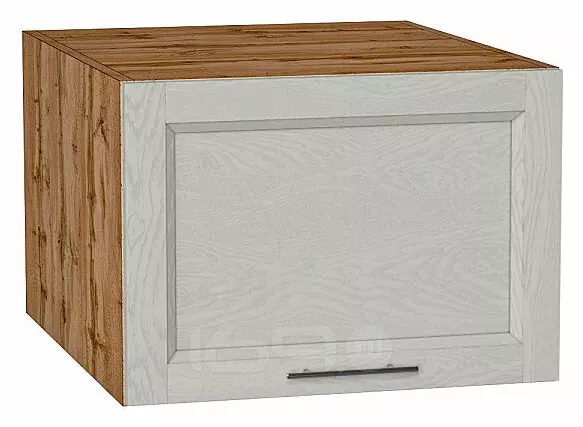 Шкаф верхний горизонтальный глубокий Сканди Cappuccino Softwood Дуб Вотан 358*500*576