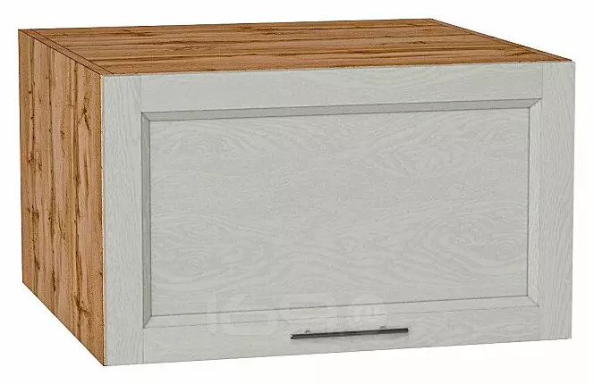 Шкаф верхний горизонтальный глубокий Сканди Cappuccino Softwood Дуб Вотан 358*600*576