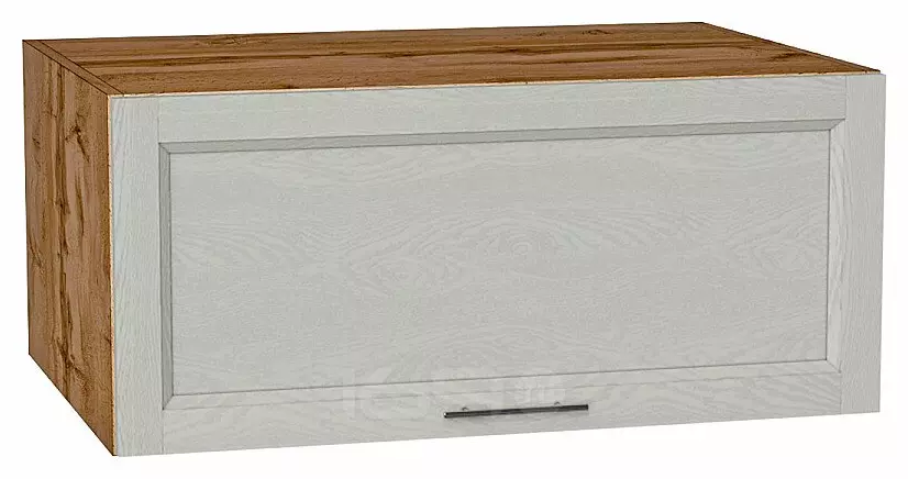 Шкаф верхний горизонтальный глубокий Сканди Cappuccino Softwood Дуб Вотан 358*800*576