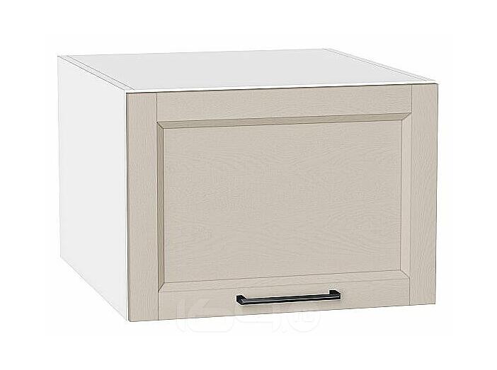 Шкаф верхний горизонтальный глубокий Сканди Cream Silkwood/Белый 358*500*576