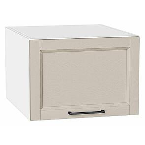 Шкаф верхний горизонтальный глубокий Сканди Cream Silkwood/Белый 358*500*576