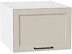 Шкаф верхний горизонтальный глубокий Сканди Cream Silkwood/Белый 358*500*576