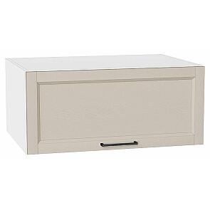 Шкаф верхний горизонтальный глубокий Сканди Cream Silkwood/Белый 358*800*576