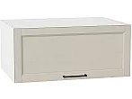 Шкаф верхний горизонтальный глубокий Сканди Cream Silkwood/Белый 358*800*576