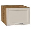 Шкаф верхний горизонтальный глубокий Сканди Cream Silkwood/Дуб Вотан 358*500*576