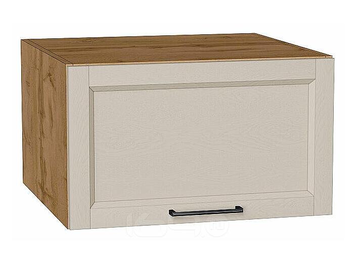 Шкаф верхний горизонтальный глубокий Сканди Cream Silkwood/Дуб Вотан 358*600*576