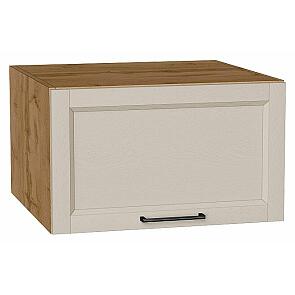 Шкаф верхний горизонтальный глубокий Сканди Cream Silkwood/Дуб Вотан 358*600*576